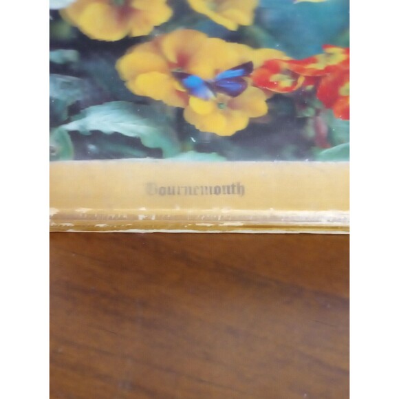 Vintage Avon Company Floral Letter Holder ~ Southampton England - Picture 2 of 4